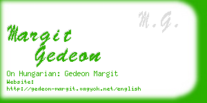 margit gedeon business card